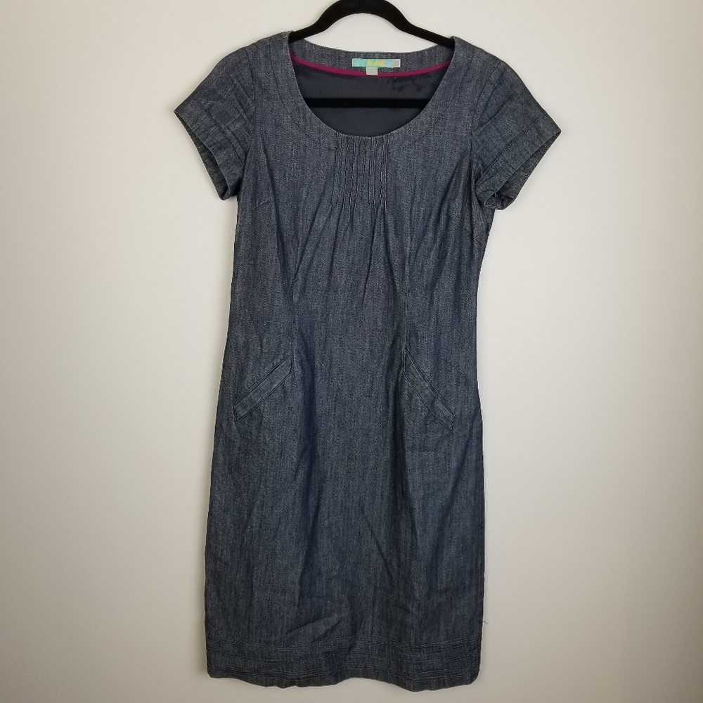 Boden cotton denim dress